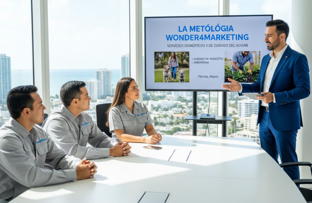 Servicios Brillantes: Cómo la Metodología Wonder4Marketing Transforma Negocios de Cuidado Personal y Hogar